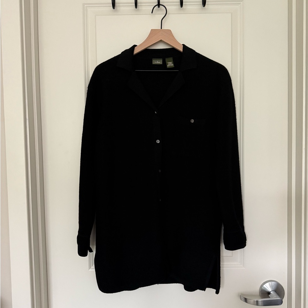 L.L.Bean Black Shirt Jacket